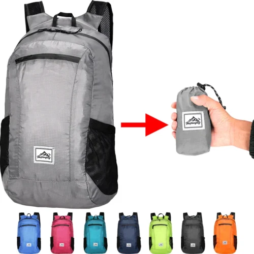 FoldPack 18L - Sac à Dos Pliable Ultra-Léger Outdoor