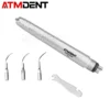 Détartreur Dentaire Pneumatique à Air – 3 Embouts, Haute Fréquence, 2/4 Trous