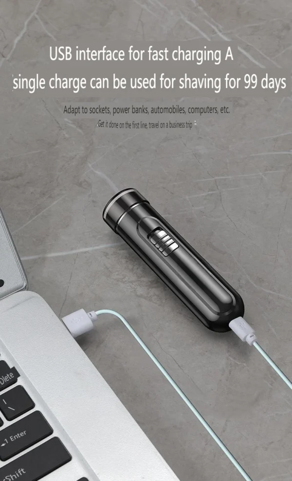 kf-S57daf484995f4c54885d150af350c6d8f QuickTrim - Rasoir Électrique Compact Homme USB