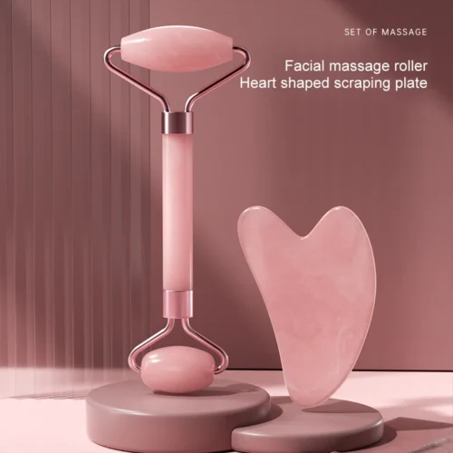 GlowSculpt™ – Duo Massage Résine Visage & Gua Sha