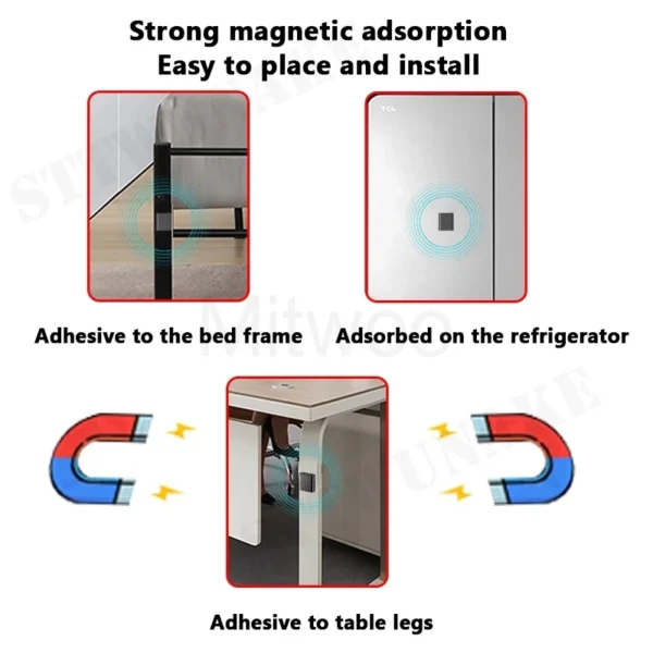 kf-S9b326f3fd7a44baba05f3a270a6c1be0J Mini enregistreur vocal Portable Intelligent, enregistrement vocal activé, enregistreur sonore HD, réduction du bruit, lecteur Mp3, aimant OTG