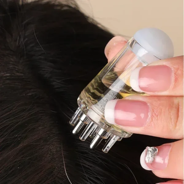 ScalpDrop™ – Peigne Applicateur de Soin Cuir Chevelu