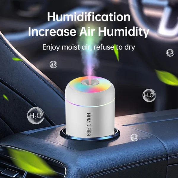 HumidifEase™ – Mini Humidificateur USB & Diffuseur Nomade 180 ml