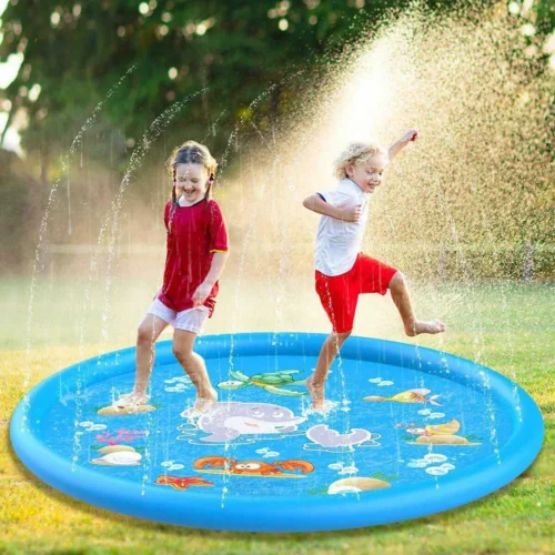 SplashFun - Tapis d’Arrosage Gonflable pour Enfants