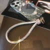 GlamStrap - Lanière de Téléphone Portable en Strass