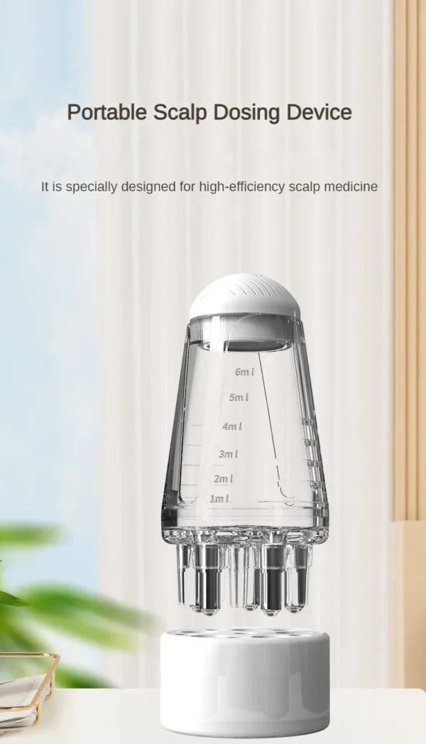 ScalpDrop™ – Peigne Applicateur de Soin Cuir Chevelu