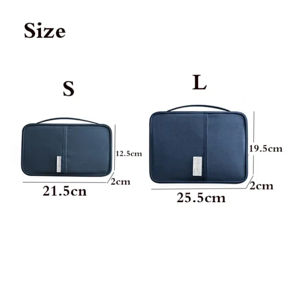 TravelNest FamilyPass™ — Porte-passeport étanche & organiseur documents (Solo / Duo / Familial)