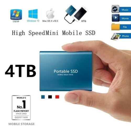 FlashDrive X⁺ – SSD Externe USB-C 3.1 Haut Débit