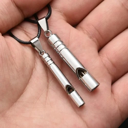 TitanCall - Sifflet d'Urgence en Titane Portable