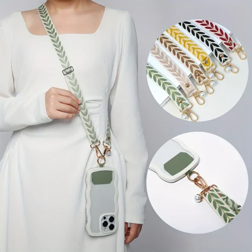 FlexiStrap - Lanière Universelle Réglable pour Téléphone Femme