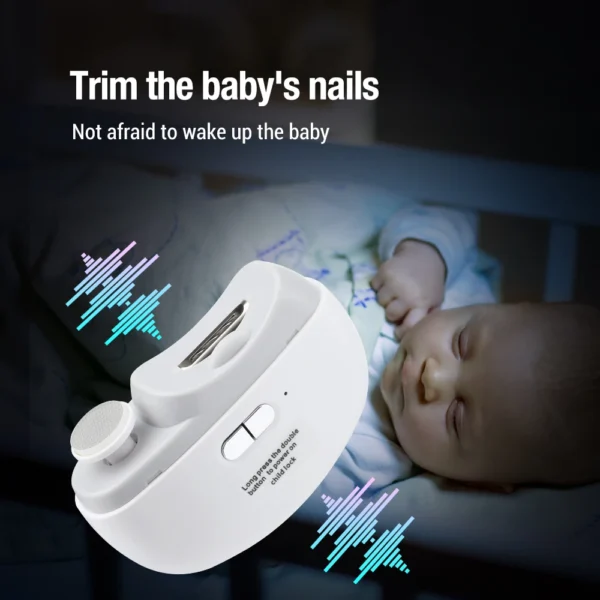 Coupe-ongles électrique LED automatique - Pédicure précise pour adultes et bébés