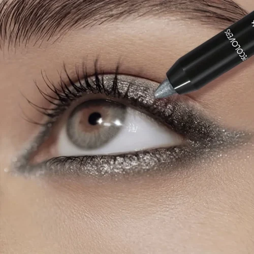 PECOLOVERS™ GlamStick – Crayon Fard à Paupières Nacré & Eyeliner 2-en-1