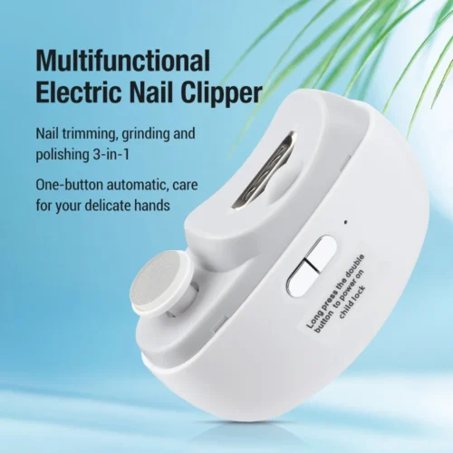 Coupe-ongles électrique LED automatique - Pédicure précise pour adultes et bébés
