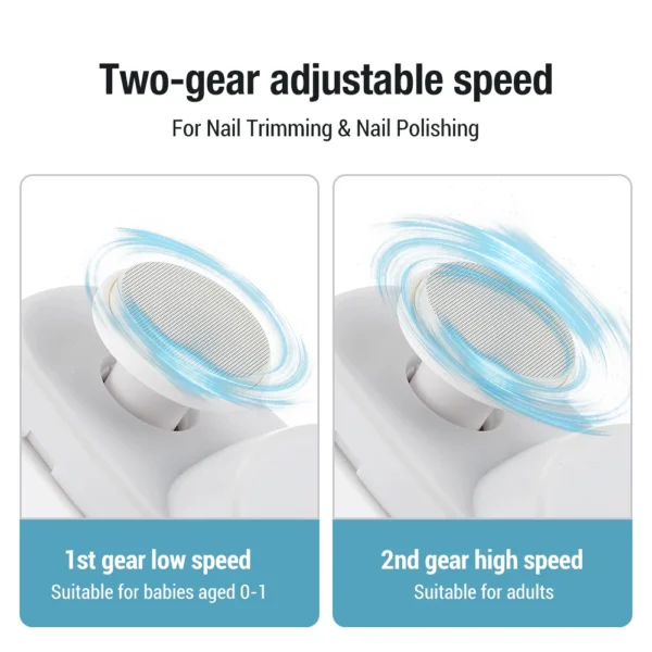 Coupe-ongles électrique LED automatique - Pédicure précise pour adultes et bébés