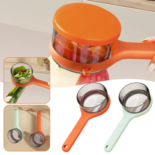 KitchenQuick™ – Coupe-légumes multifonction avec récipient